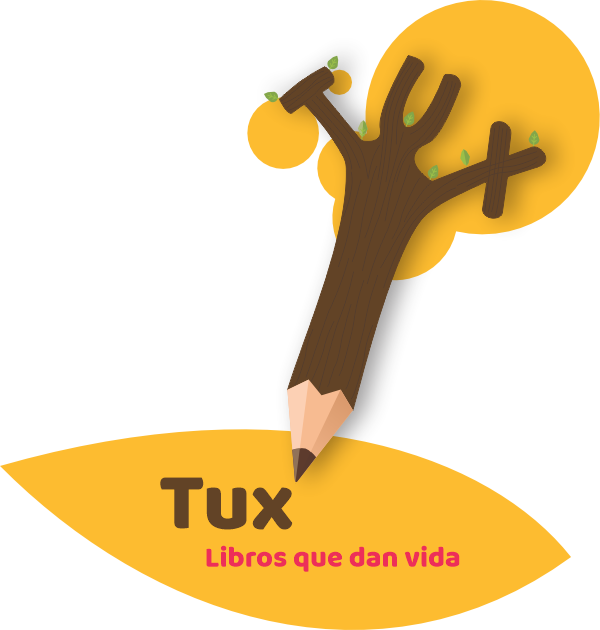 Caricatura de niños leyendo sentados sobre libros.